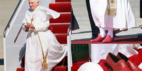 scarpe di prada del papa|scarpe papa benedetto xvi.